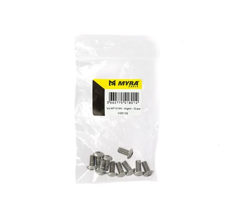 Vis M5*10 MM - Argent - 10 pcs