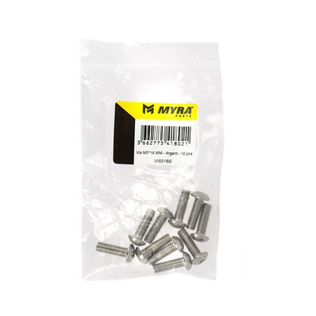 Vis M5*16 MM - Argent - 10 pcs