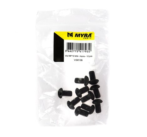 Vis M6*10 MM - Noire - 10 pcs