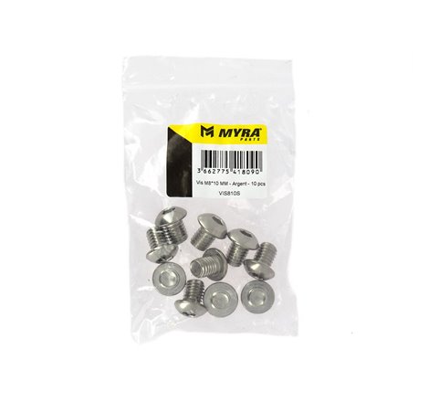 Vis M8*10 MM - Argent - 10 pcs