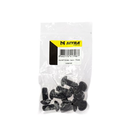 Vis M8*16 MM - Noire - 10 pcs