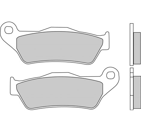 Plaquette de frein Organique Eco-Friction Route - R90