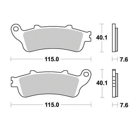 Plaquette de frein Métal Fritté Sinter Grip Road - R90