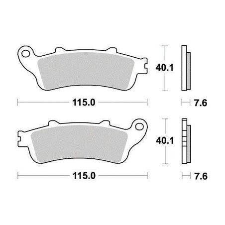 Plaquette de frein Métal Fritté Sinter Grip Road - R90