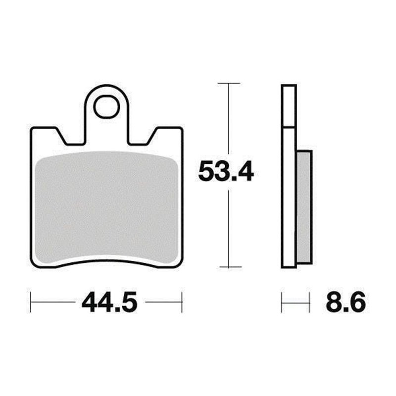 Plaquette de frein Métal Fritté Sinter Grip Maxi Scooter - R90