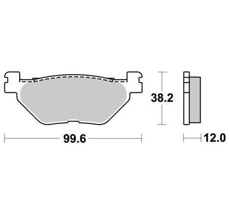 Plaquette de frein Métal Fritté Sinter Grip Maxi Scooter - R90