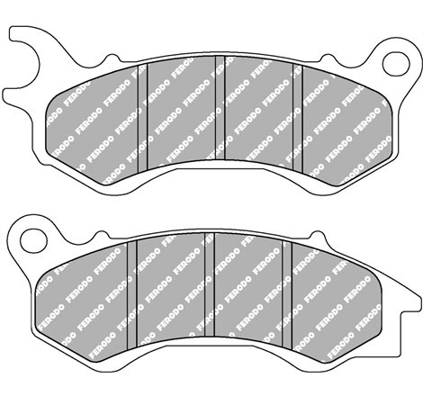 Plaquette de frein Organique Eco-Friction Route - R90