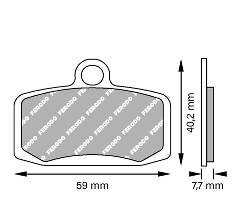 Plaquette de frein Métal Fritté Sinter Grip Off Road