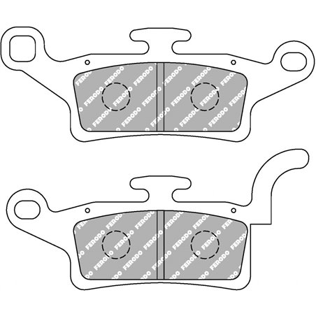 Plaquette de frein Organique Eco-Friction Route - R90