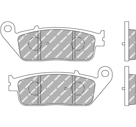 Plaquette de frein Organique Eco-Friction Route - R90