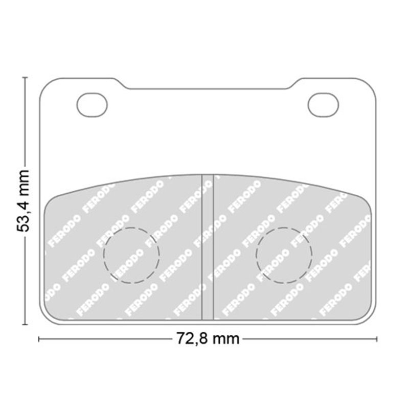 Plaquette de frein Organique Eco-Friction Route - R90