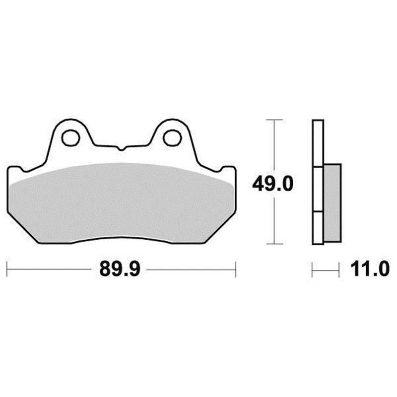 Plaquette de frein Organique Eco-Friction Route - R90