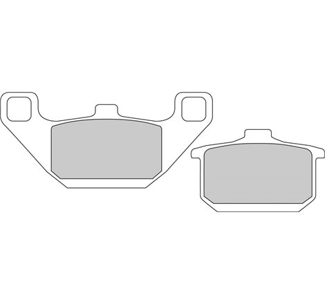 Plaquette de frein Organique Eco-Friction Route - R90