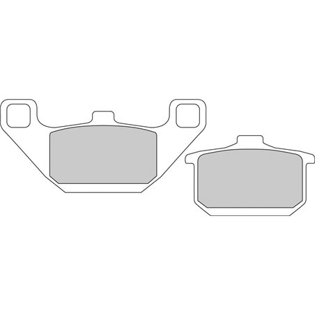 Plaquette de frein Organique Eco-Friction Route - R90