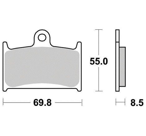 Plaquette de frein Organique Eco-Friction Route - R90