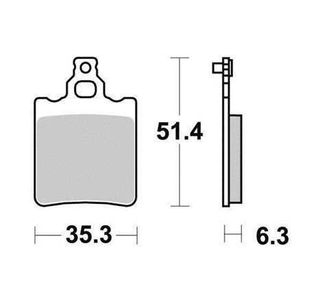 Plaquette de frein Organique Argento Scooter - R90