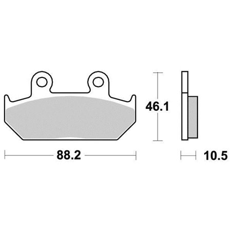 Plaquette de frein Métal Fritté Sinter Grip Road - R90