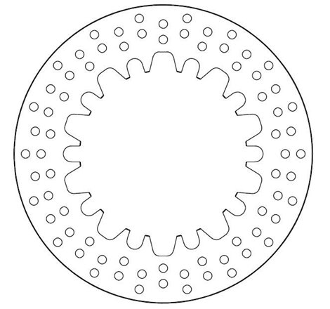 Disque de frein fixe pour BMW série R - HOMOLOGUE TÜV - Ø260x158x145 NbTrou10xØ13.8 