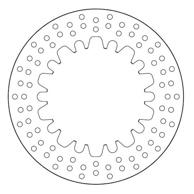 Disque de frein fixe pour BMW série R - HOMOLOGUE TÜV - Ø260x158x145 NbTrou10xØ13.8 