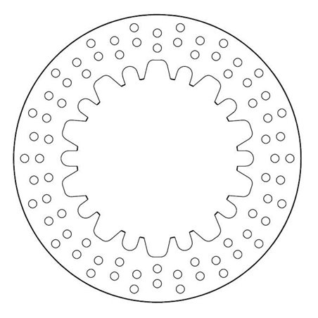 Disque de frein fixe pour BMW série R - HOMOLOGUE TÜV - Ø260x158x145 NbTrou10xØ13.8 