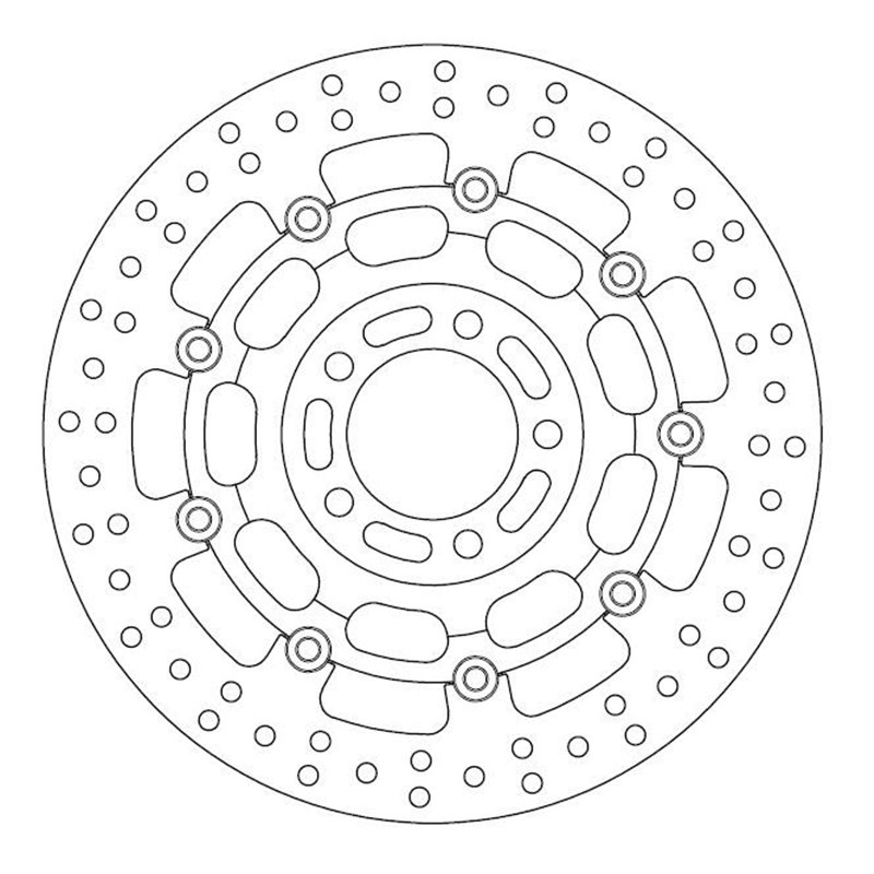 Disque de Frein Flottant SUZUKI - Homologué TÜV