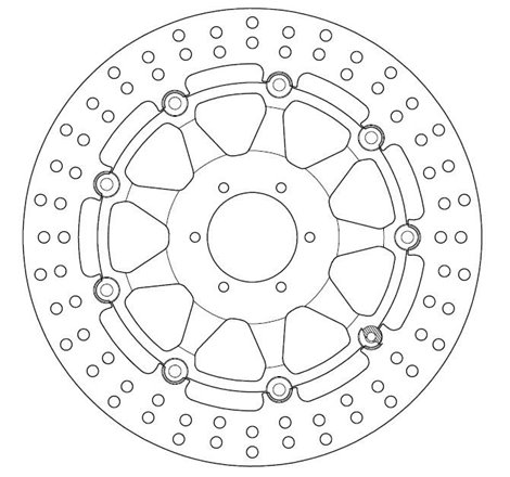 Disque de Frein Flottant YAMAHA - Homologué TÜV