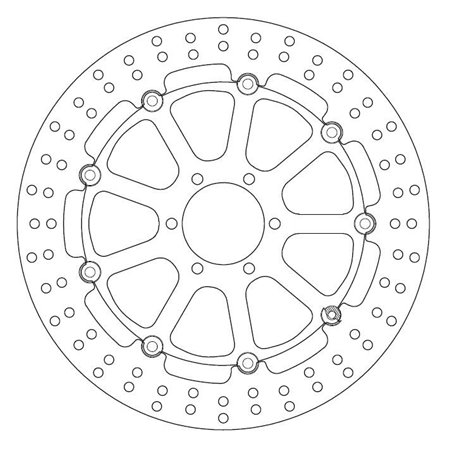 Disque de Frein Flottant HONDA - Homologué TÜV