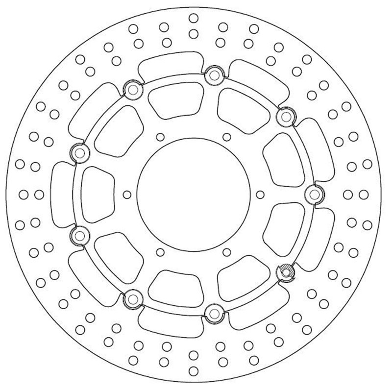 Disque de Frein Flottant HONDA - Homologué TÜV