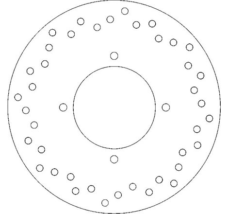 Disque de Frein Fixe MBK/YAMAHA - Homologué TÜV