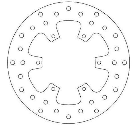 Disque de Frein Fixe PIAGGIO - Homologué TÜV