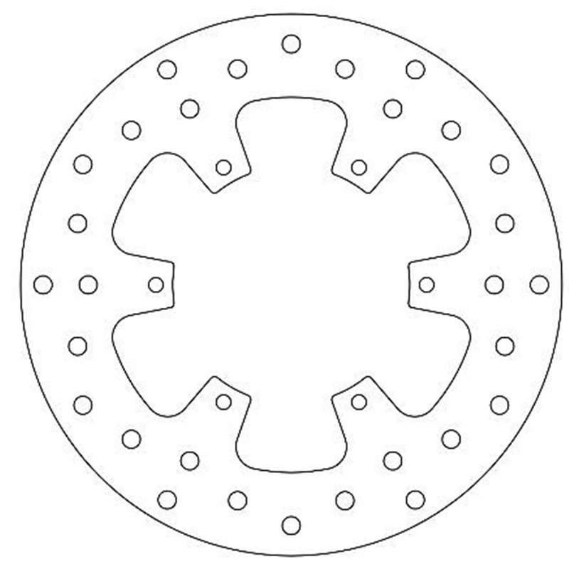 Disque de Frein Fixe PIAGGIO - Homologué TÜV