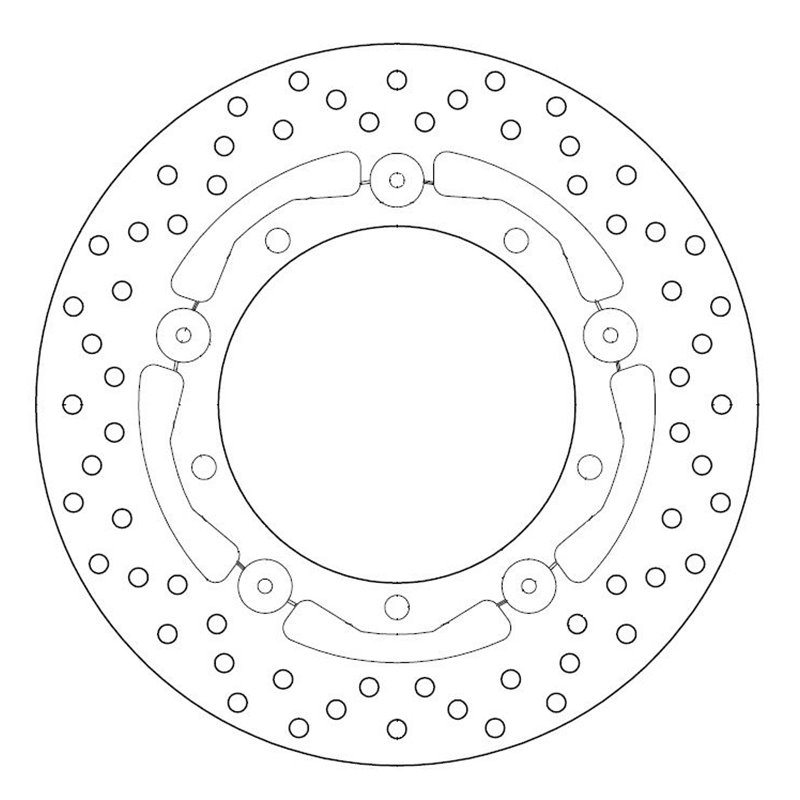 Disque de frein Flottant Ø267x150x132 NbTrou5xØ9