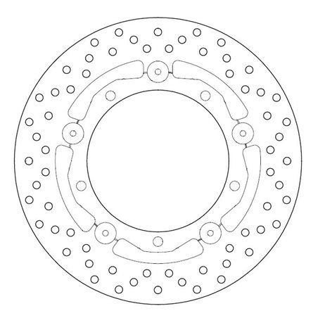 Disque de frein Flottant Ø267x150x132 NbTrou5xØ9