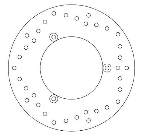 Disque de Frein Fixe YAMAHA YP400 MAJESTY - Homologué TÜV