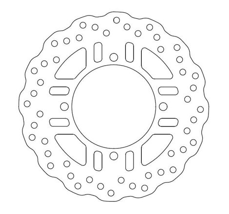 Disque de Frein Kawasaki Ø250x130x110.5 NbTrou5xØ10.5 Ep6