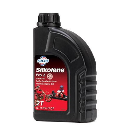 PRO 2 - Huile moteur 2T 100% synthèse  1L