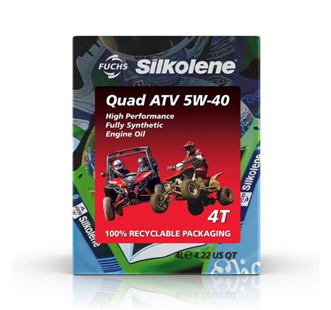 QUAD ATV 5W-40 - Huile moteur 4T 100% synthèse 4L