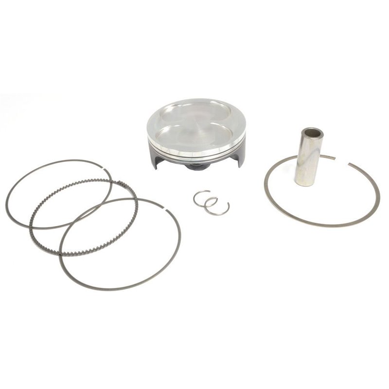 Piston forgé Honda CRF 250 R 2004-2009 Complet Ø81,95mm Dôme Inversé - Basse Compression - Pour Kit Athena