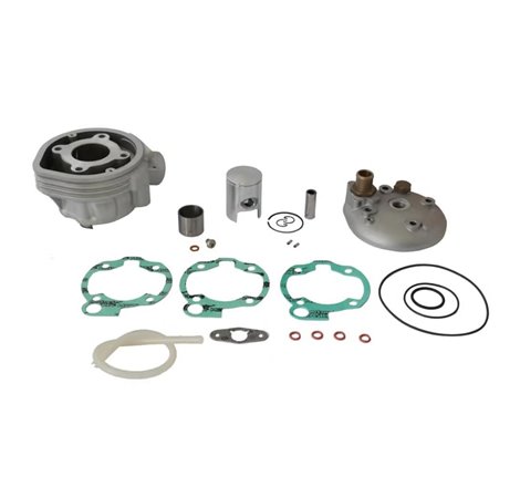 Kit Cylindre 80cc Alu - Ø50 Aprilia - HM Avec Culasse - Moteurs Minarelli AM3/AM4/AM5/AM6