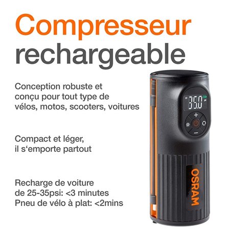 Compresseur pneus autonome