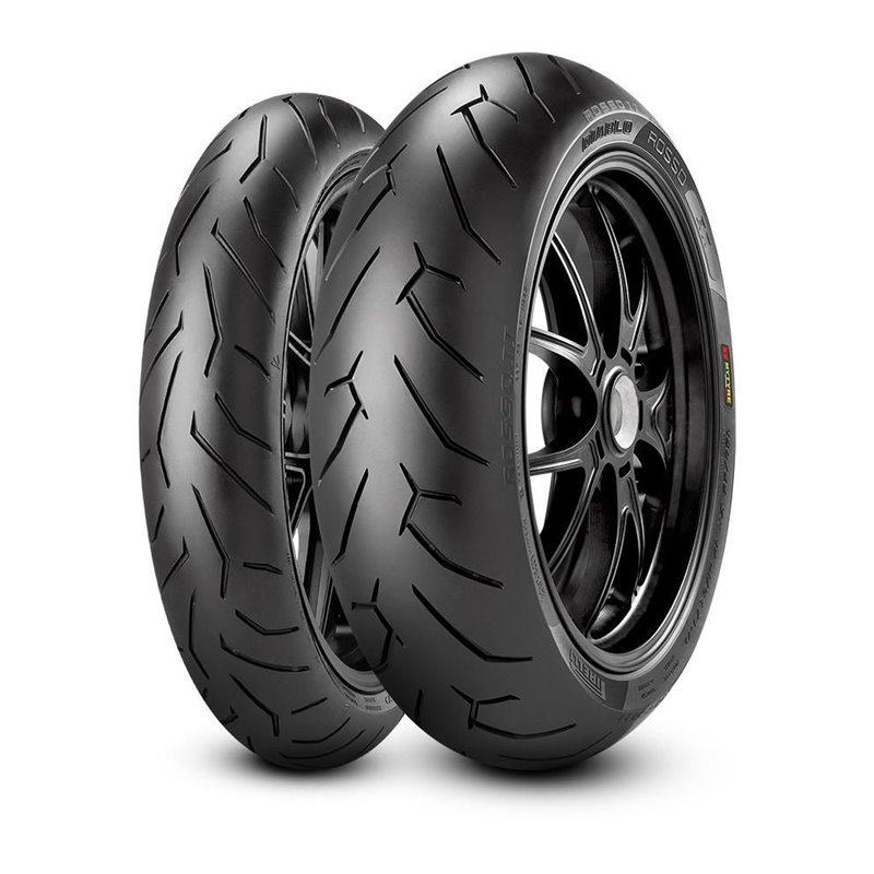 Pneu 130/70 R 17 M/C 62H TL (R) DIABLO ROSSO II