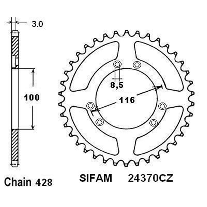 Couronne Beta 50 Rr 03-04 Pas428/Z52