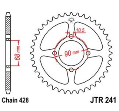 Couronne Mtx 80 R 1988 - 428 - 45 Dents - Similaire JTR241