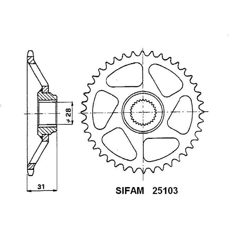 Couronne Rs 50 1993-1998 - 415 - 40 Dents - Similaire JTR8