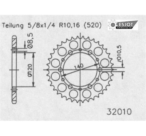 Couronne Racing Alu Gsx-R 600/750 1998-2000 48 Dents - Similaire JTA1490