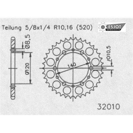 Couronne Racing Alu Gsx-R 600/750 1998-2000 48 Dents - Similaire JTA1490