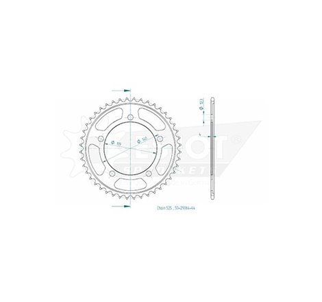 Couronne, BMW, 2018/2019 - 525 - 44 dents