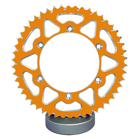 Couronne Alu TT Husqvarna-KTM Orange - 520 - 38 Dents - Similaire JTA897 - Made in Germany