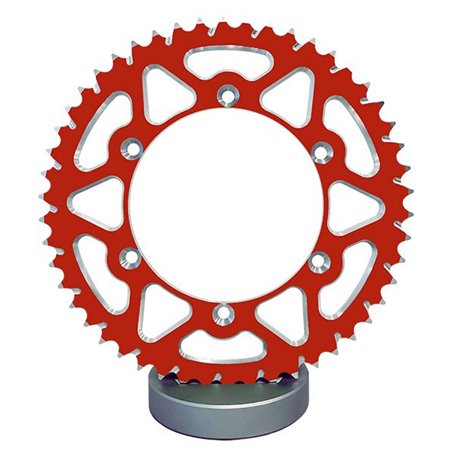 Couronne Alu TT Rouge - 520 - 48 Dents - Made in Germany