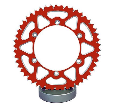 Couronne Alu TT Rouge - 520 - 50 Dents - Made in Germany